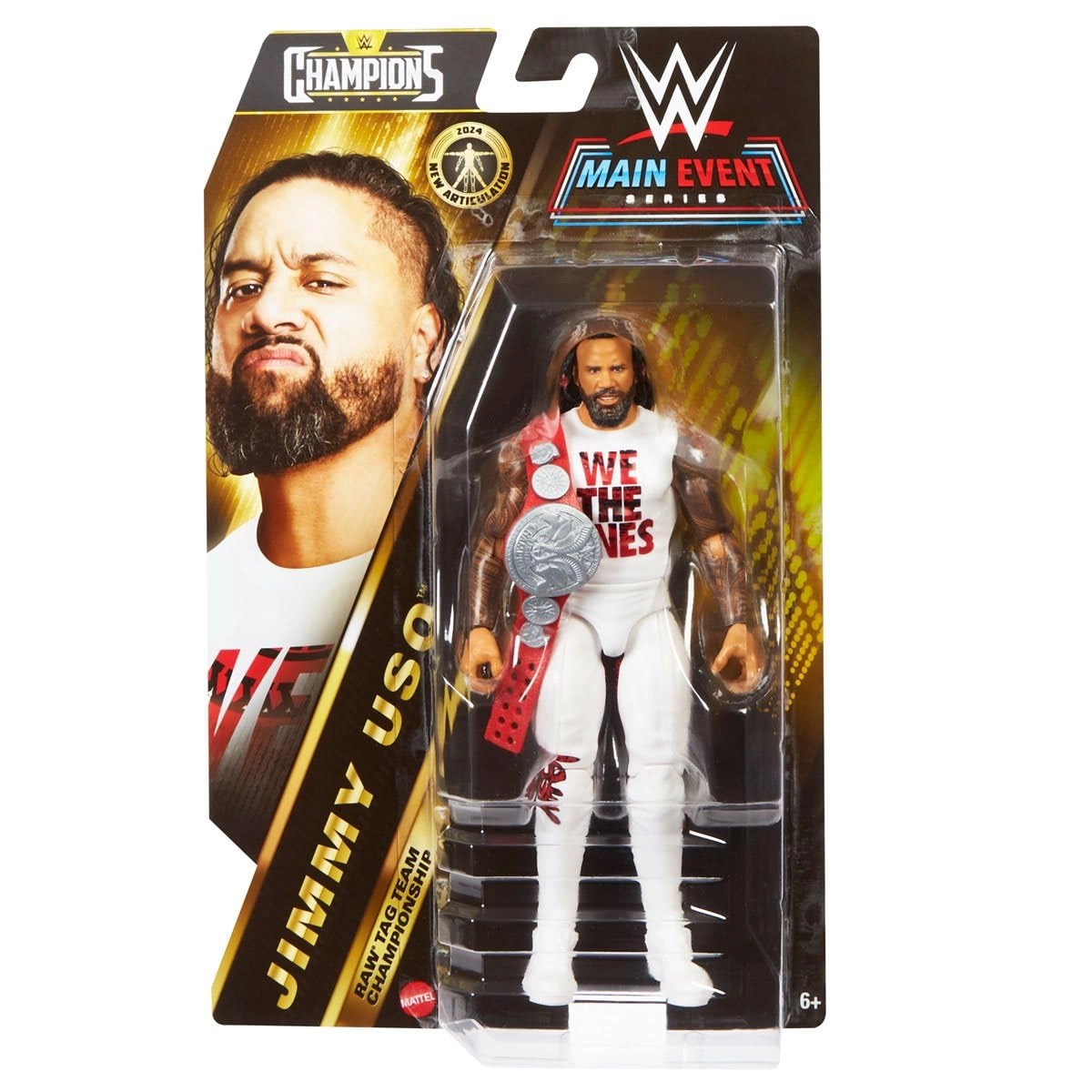 WWE Jimmy Uso - Main Event Series Champions - 0 months and up 1 (15.2 cm) (HYF16)
