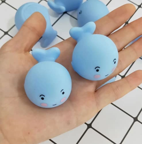 Creative Cartoon Cute Baby Whale - 10PCS Blue