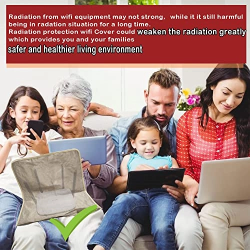 WiFi Router Cover - 14IN x 15.5IN Radiation Shielding
