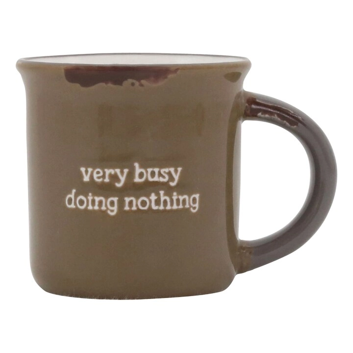 Embossed Phrases Coffee Cup - 4 pcs