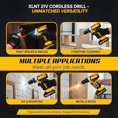 21V Cordless Drill - 2.0Ah