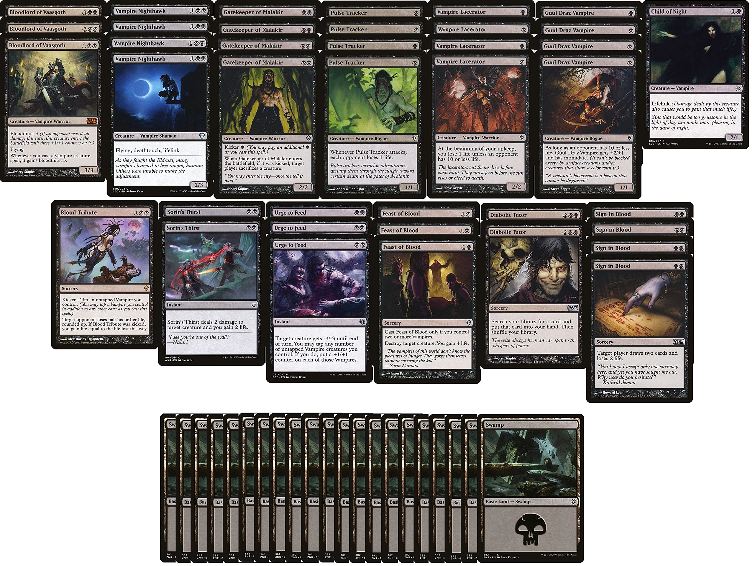 MTG Decks & More Magic The Gathering: Elite Vampire Deck
