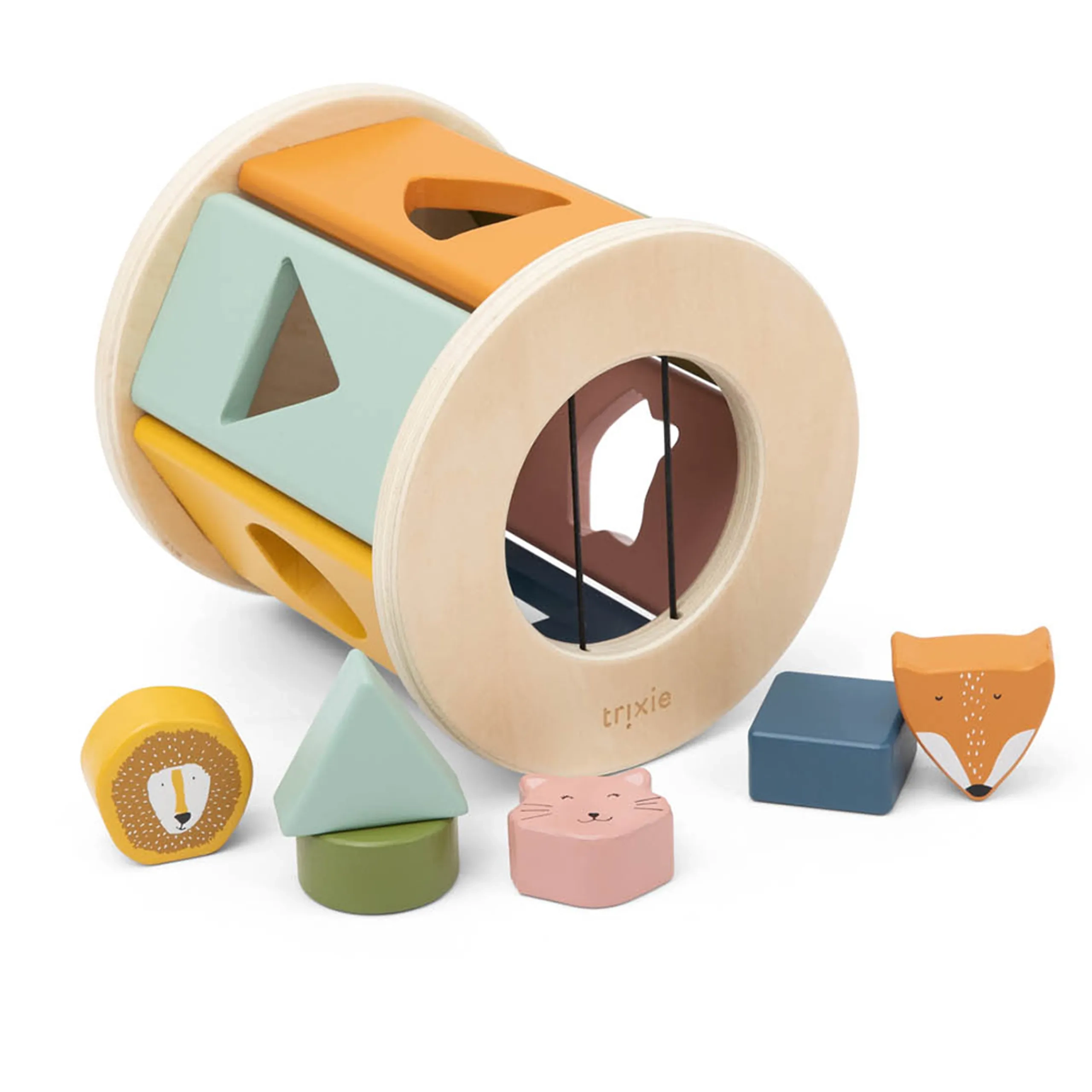 Wooden Rolling Shape Sorter - Suitable for 18 months & above