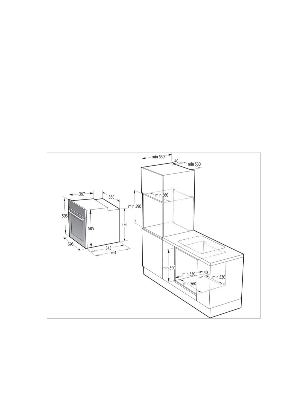 OptiBake BOS6747A01X Electric Oven