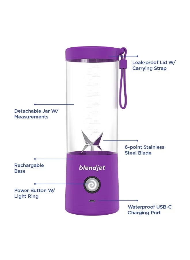 BJ-V2X-Purple - USB-C Rechargeable, Self-cleaning, Leak-proof