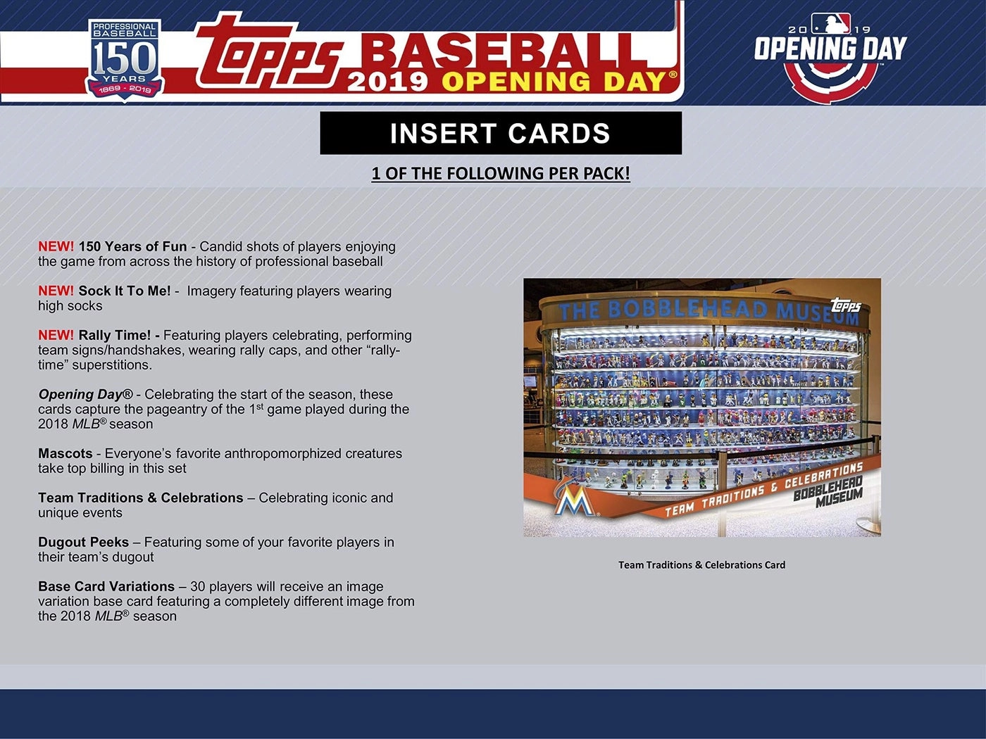 2019 Opening Day Retail Value Box - 77pcs