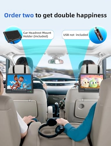 Small Flat Screen TV - 1080P 10.5"