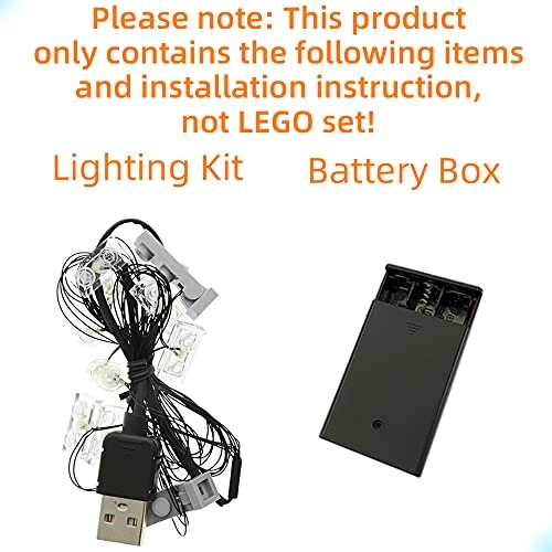 Light Kit for LEGO Architecture 21028 - New York City 4.5-5V
