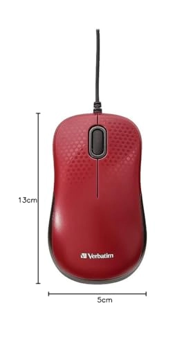 Silent Corded Optical Mouse - USB