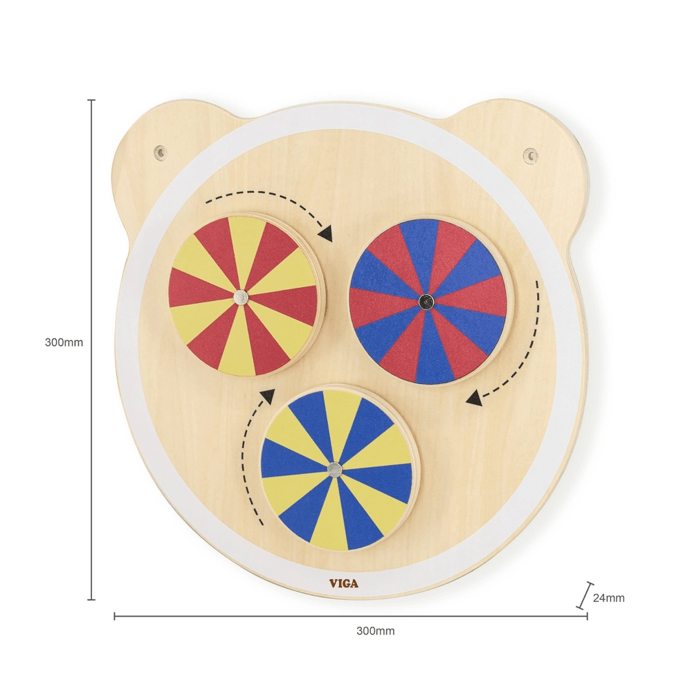 Wooden Wall Toy - 2+ Years