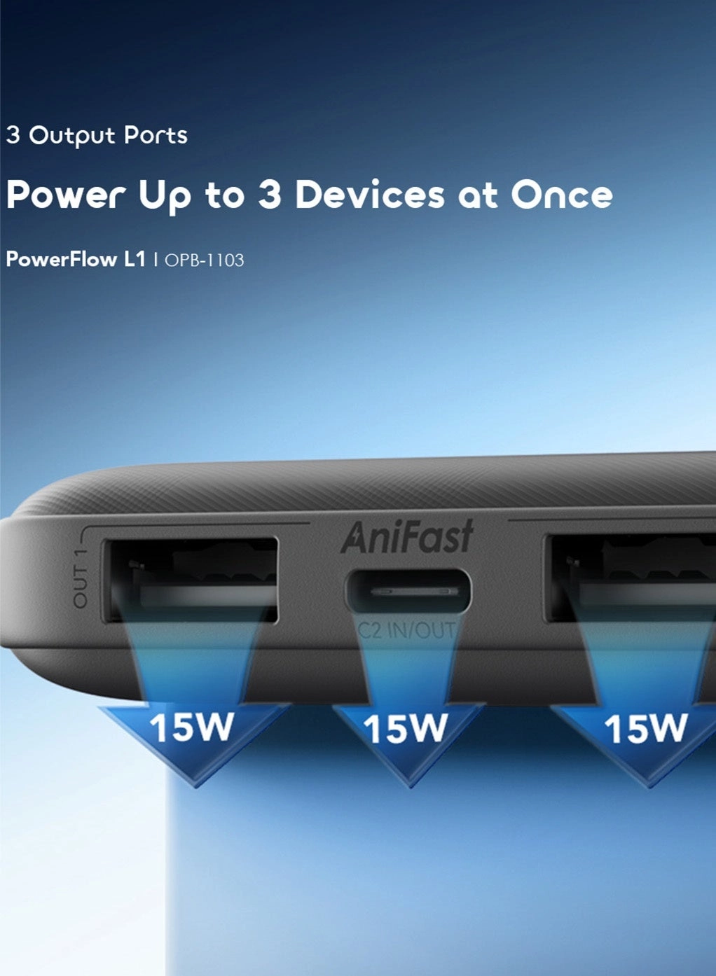 PowerFlow L1 - 10000mAh 15W