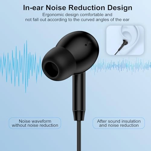 USB C Headphones Wired Earbud