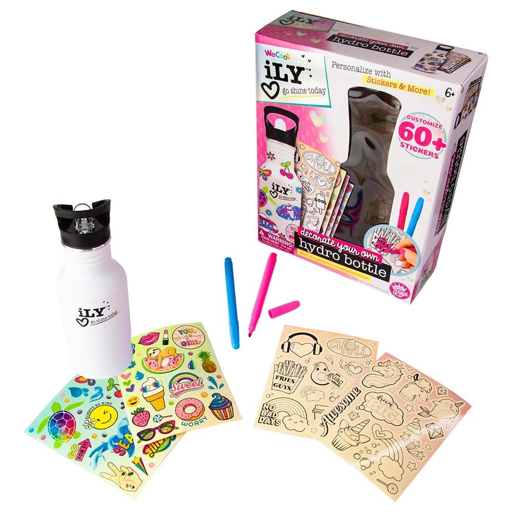 Ily Colour Personalized Water Bottle