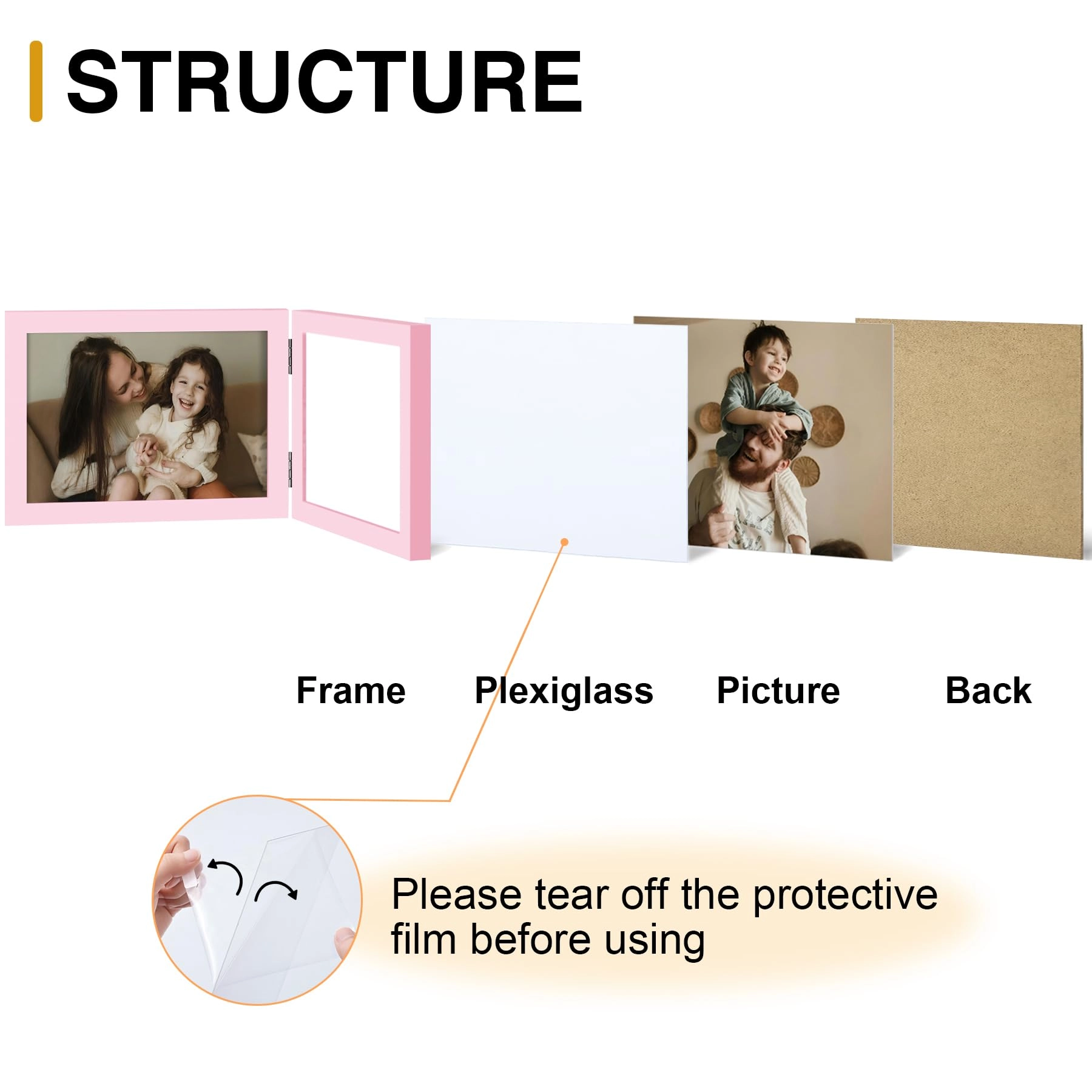 Double Picture Frame - 5x7 2