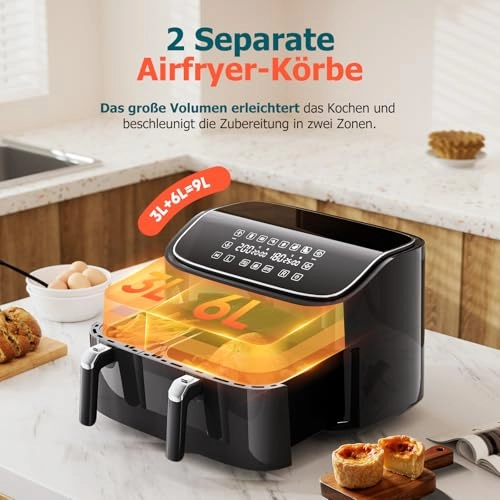 Dual Air Fryer AFD-6300A