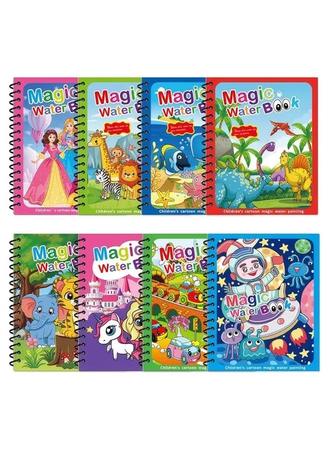 Dinosaur Watercolor Book + Water Pen - 2 piece(s) Pens Included