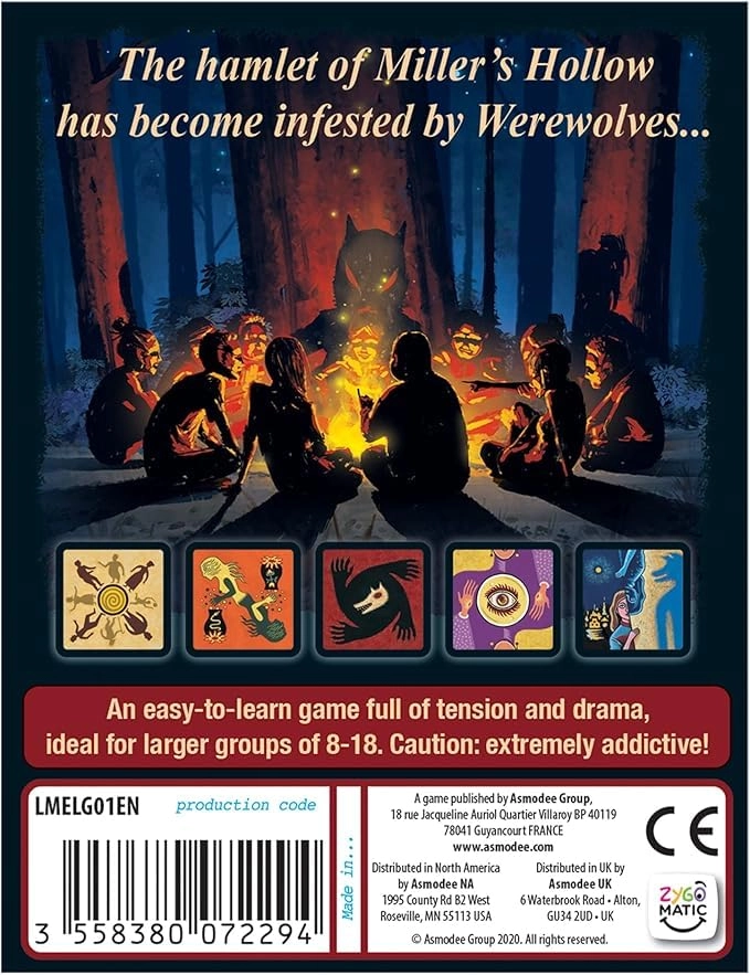 Werewolves of Miller's Hollow: 2020 Edition - Card Game