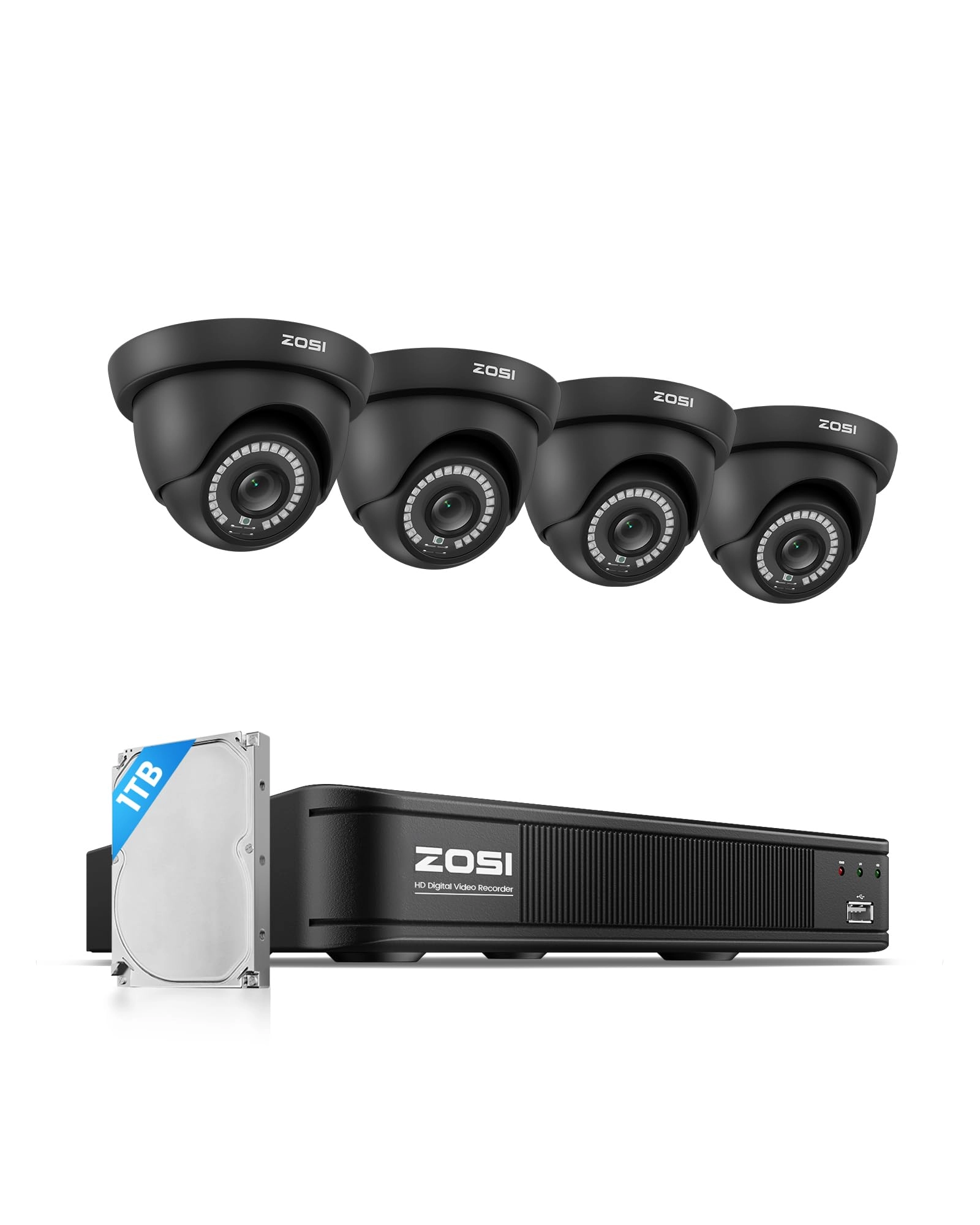8CH 5MP 3K Lite - 4 Cameras
