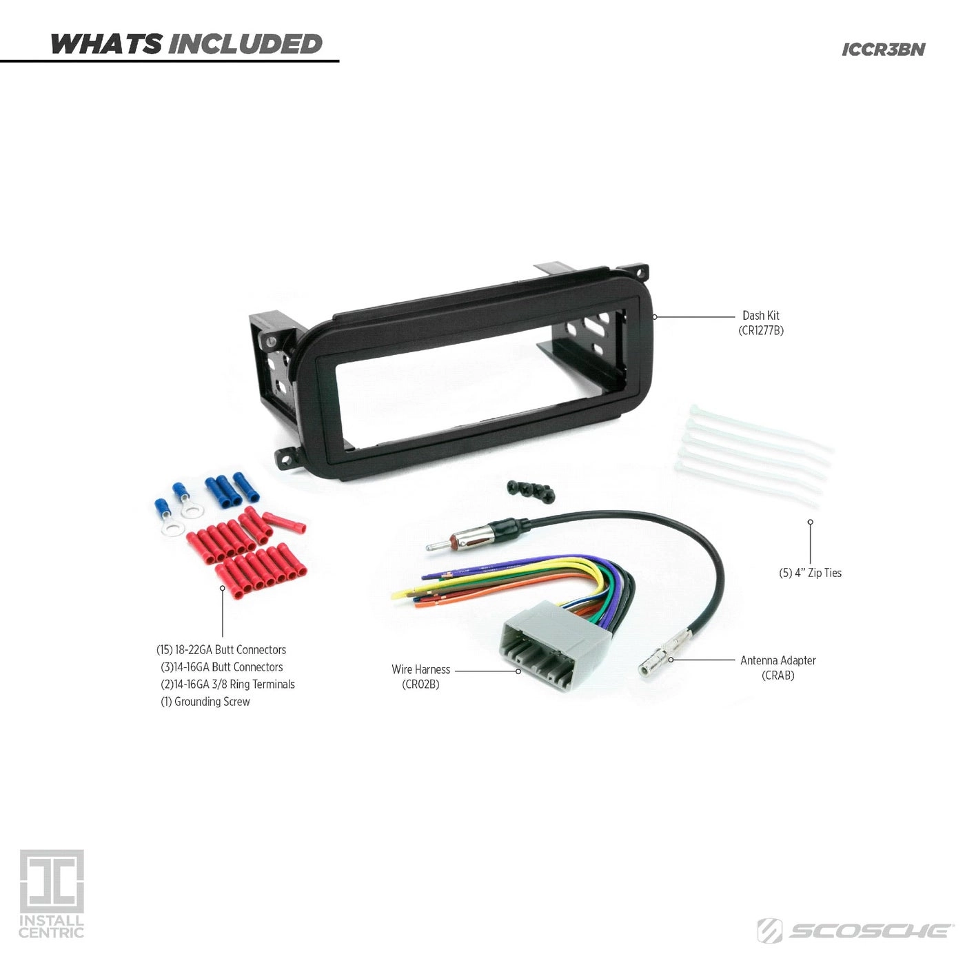 ICCR3BN - Single DIN Installation Kit