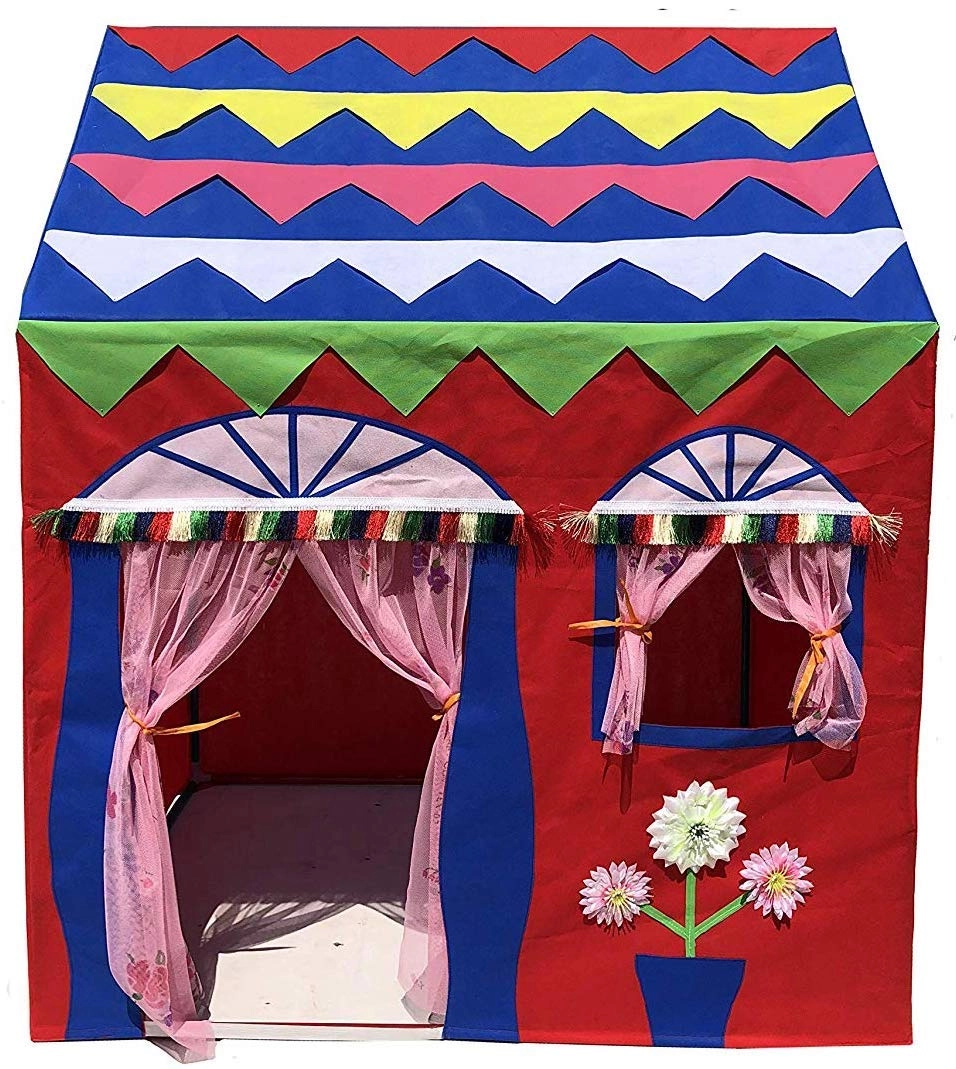 Hut Type Play Tent - Big Size Pink 105D x 85W x 145H Centimeters