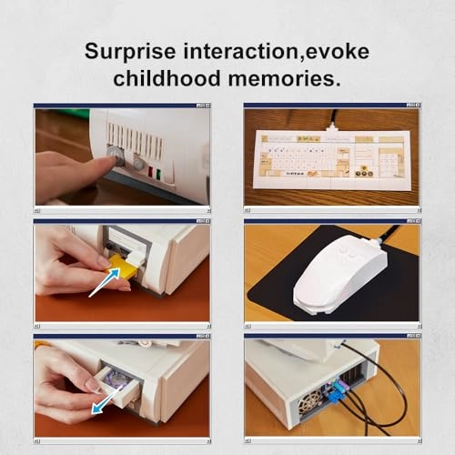 Retro Computer Building Blocks Set - 22 pcs