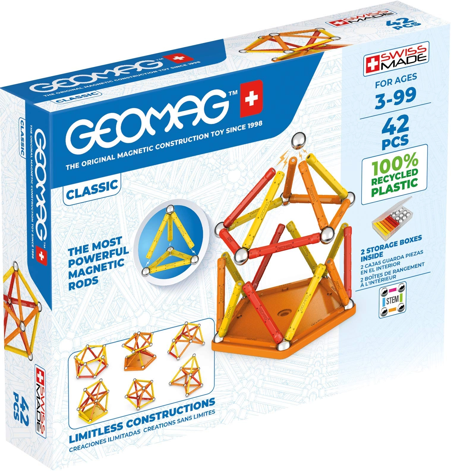 Geomagworld Classic - 42 pcs