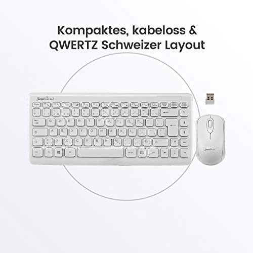 PERIDUO-707W Plus - QWERTZ Swiss Layout 2.4G Wireless Connection