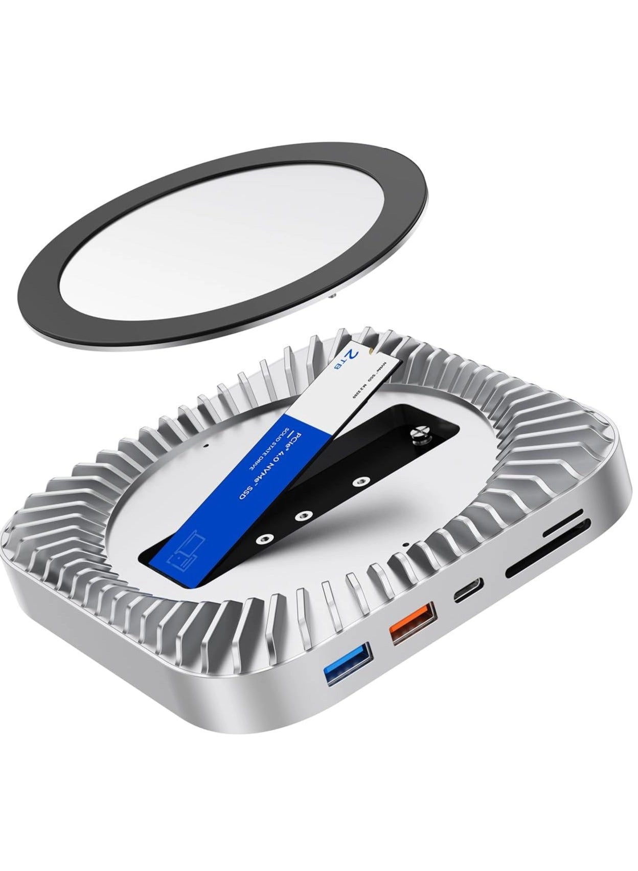 Mac Mini M4 Dock - M.2 NVMe/SATA 4K60Hz 10G USB