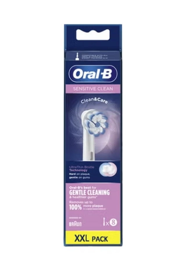 Sensitive Clean - Pack of 8 Extra Soft Bristles
