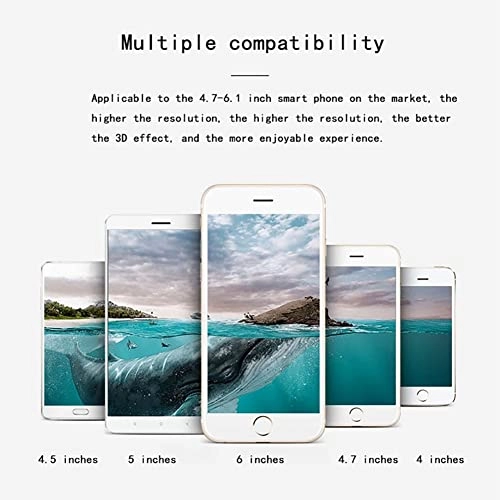 3D Virtual Reality Headset - Wireless Headphones 4.7-6.1 Inch