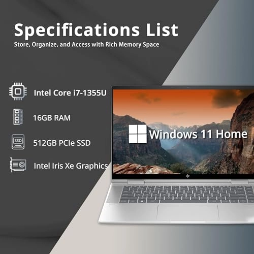 (Open Box) Envy x360 - 15.6'' i7-1165G7 16GB DDR4 512GB SSD