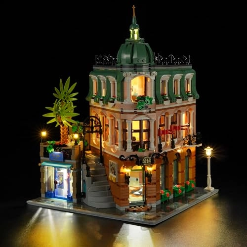 BRIKSMAX Led Lighting Kit - Creator Expert Boutique Hotel Compatible with Lego 10297
