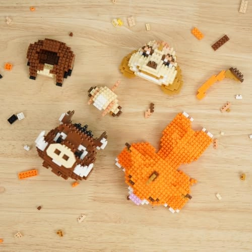 Building Sets 7157A (YC453) - Micro-brick Lion Warthog Meerkat