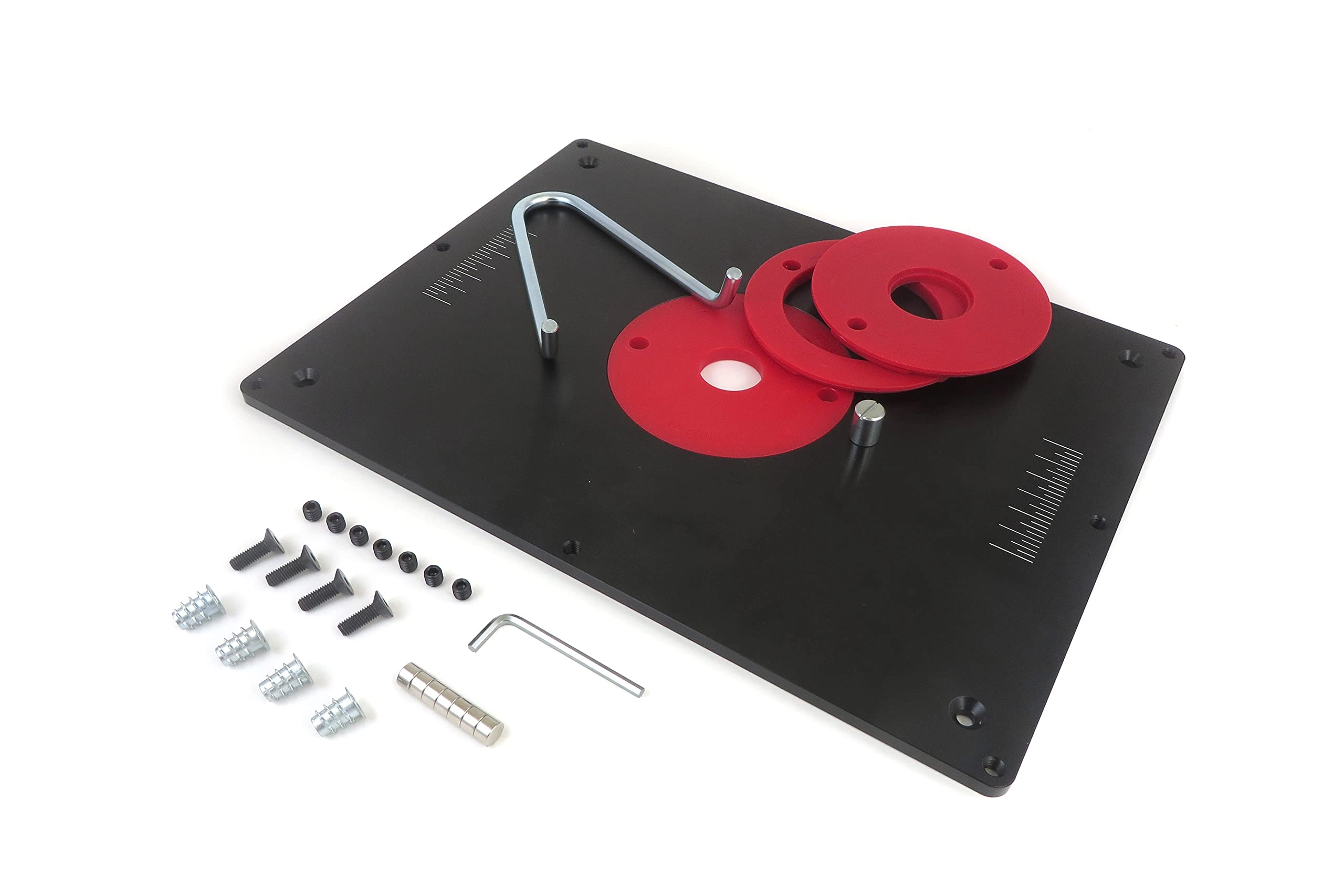 Taylor Toolworks Router Table Insert Plate - 9 inch x 12 inch x 1/4 inch thick Anodized Aluminum