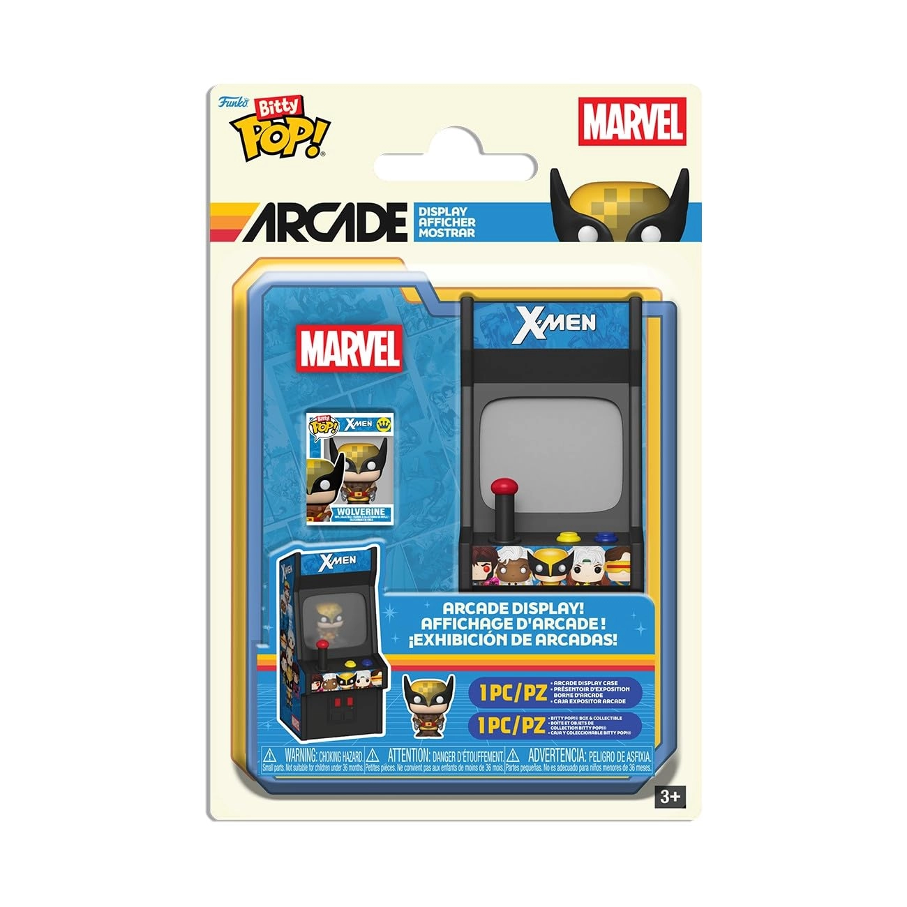 FUNKO Bitty Arcade Cabinet - Wolverine - X-Men (8.9 cm) (91395)