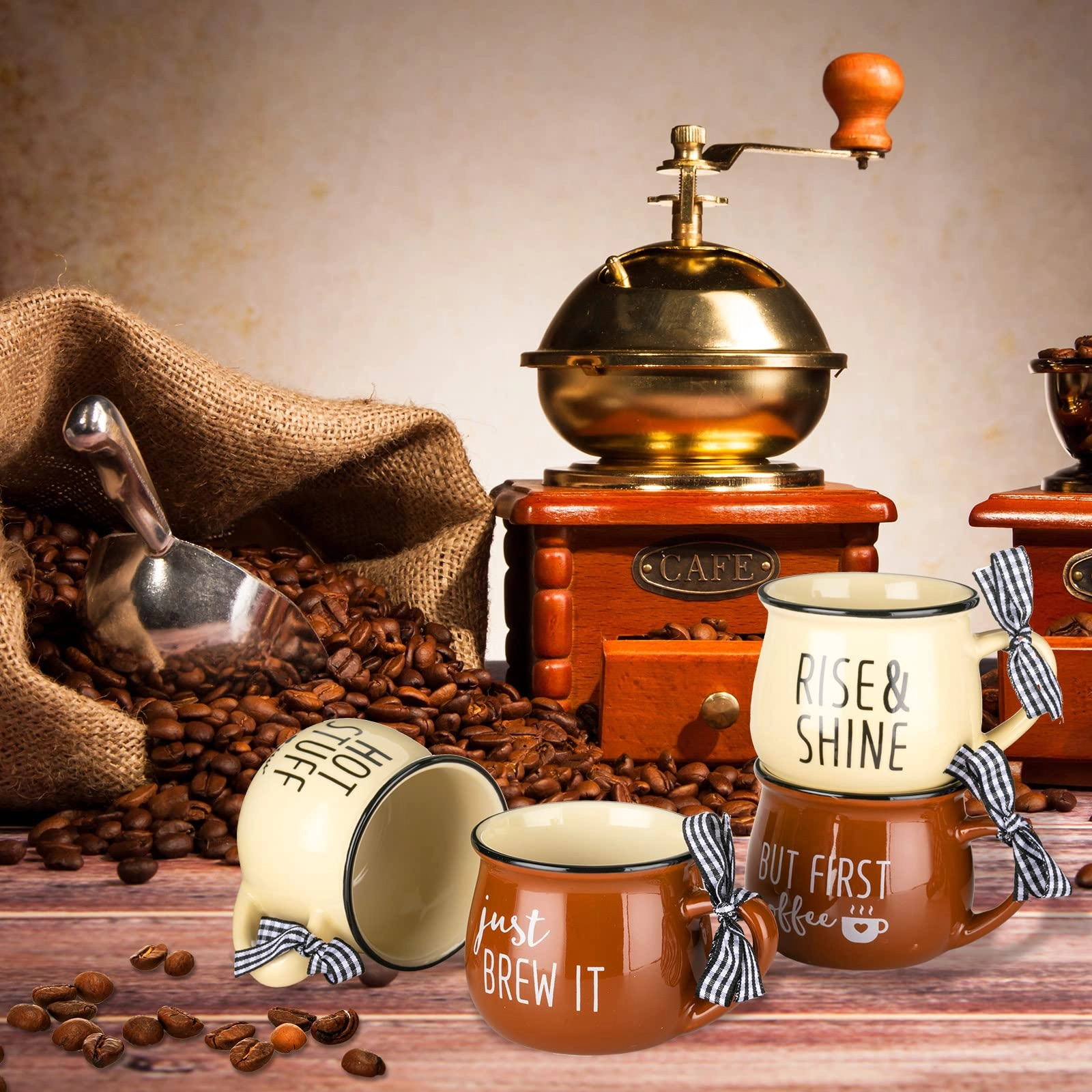 Farmhouse Mini Mug - 4 pcs - 150 ml