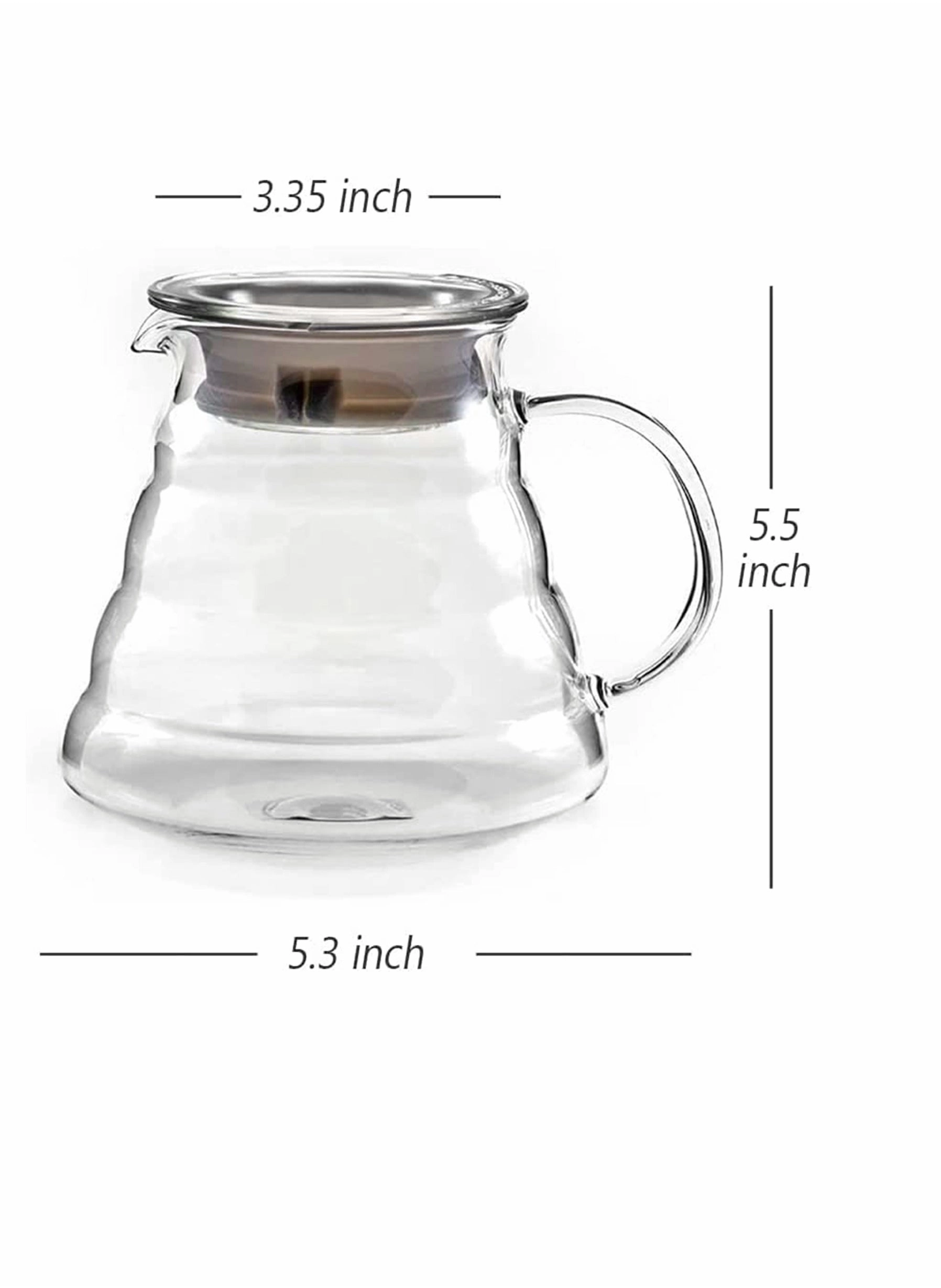 Glass Coffee Carafe - 0.8 Liter