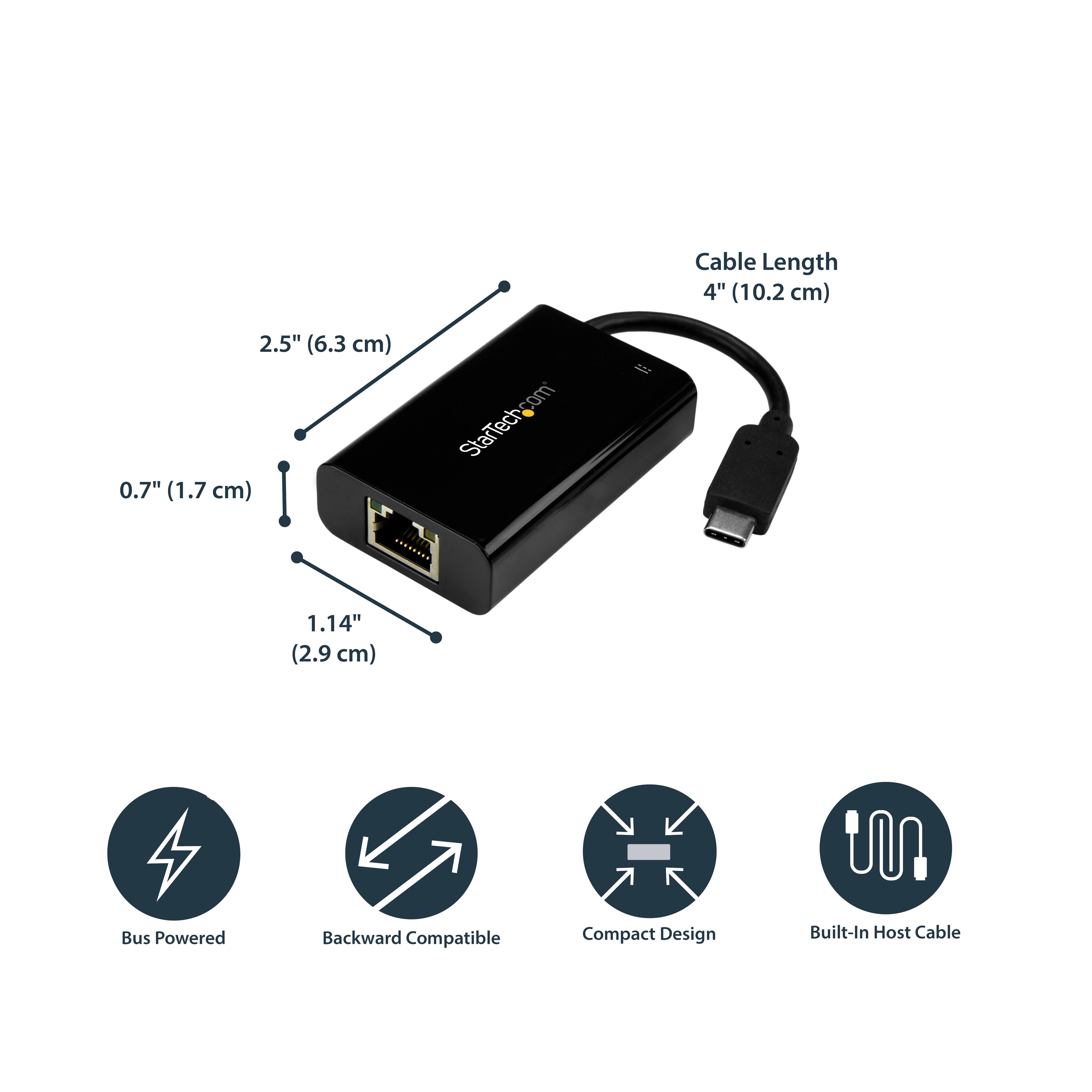 USB-C to Gigabit Ethernet Adapter - USB-C Ethernet