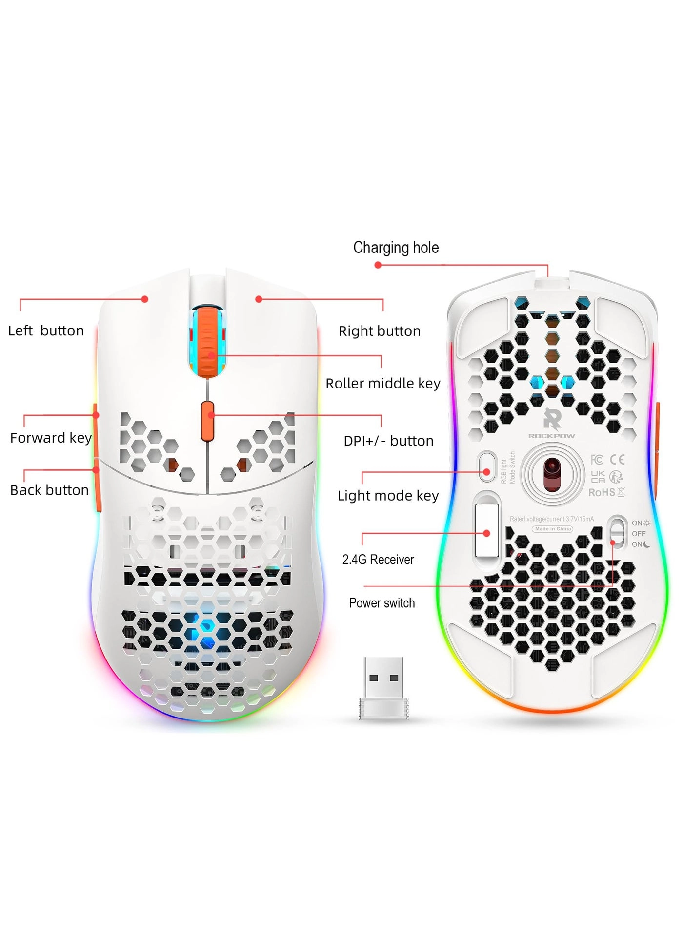 GM26 Gaming Mouse - Wireless