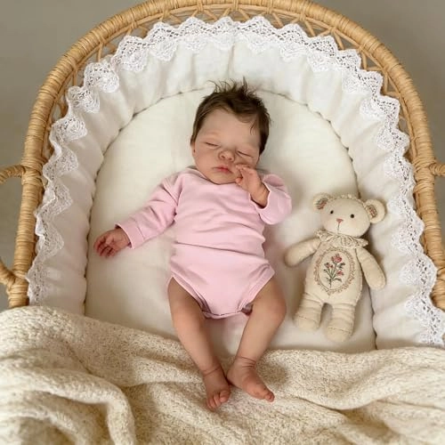 Reborn Baby Doll - 19-inch Cloth body Sleeping Ages 3+
