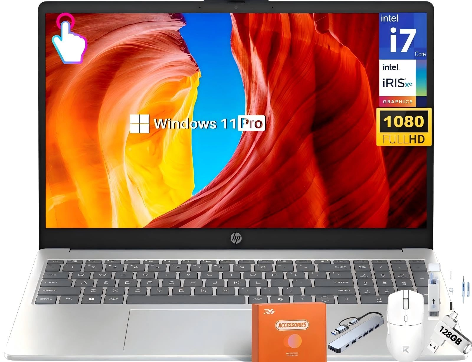 HP 15-fd0127dx - 15.6'' Core i7-1355U 32GB DDR4 1TB SSD