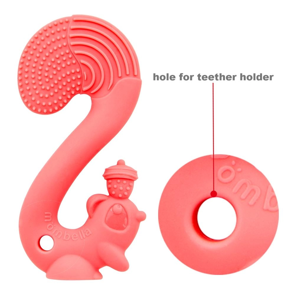 Squirrel Baby Teether Toy - silicone