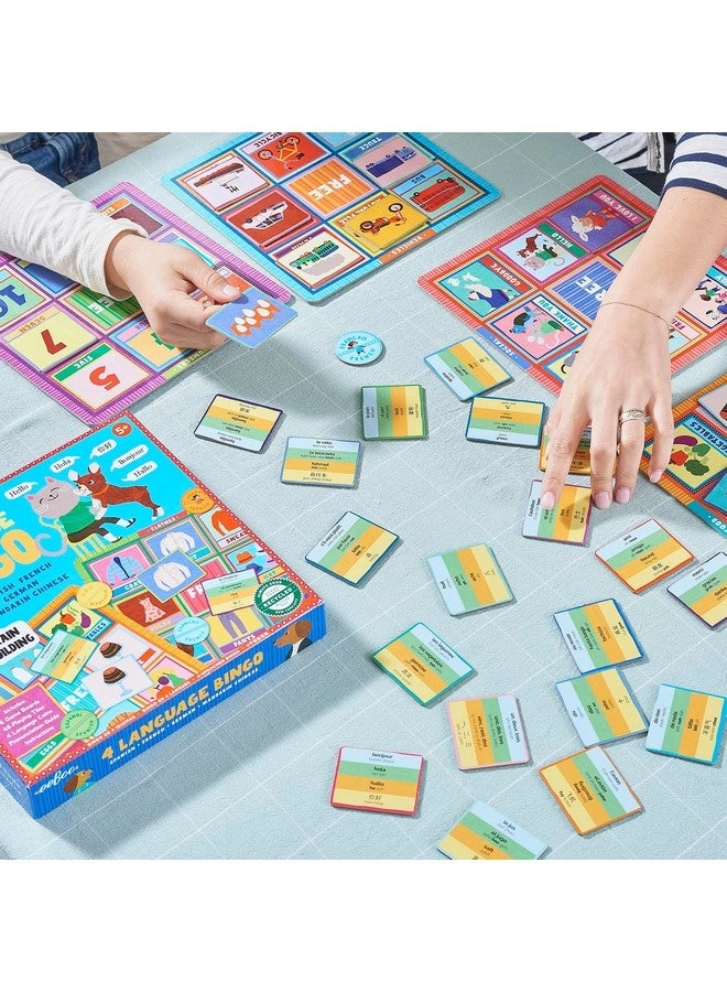 4 Language Bingo Game - Ages 3+