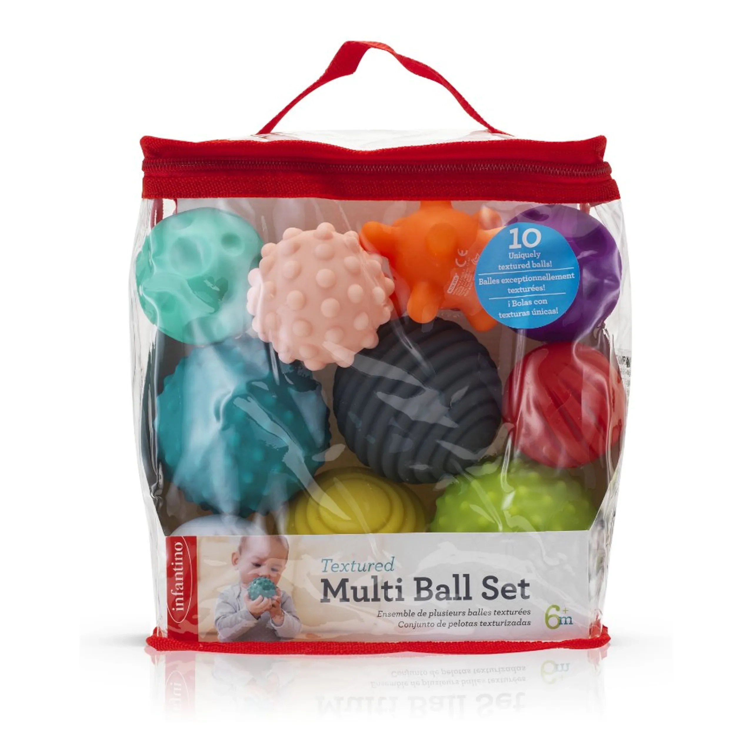 Textured Muliti-Ball Set - Suitable for 6 months and above 6-piece