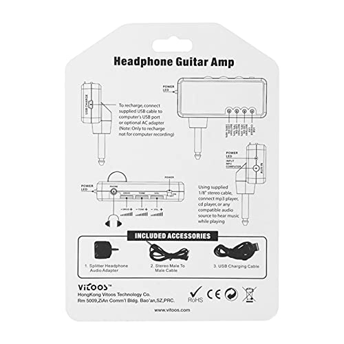 Vitoos - Mini Headphone Amp Battery Powered