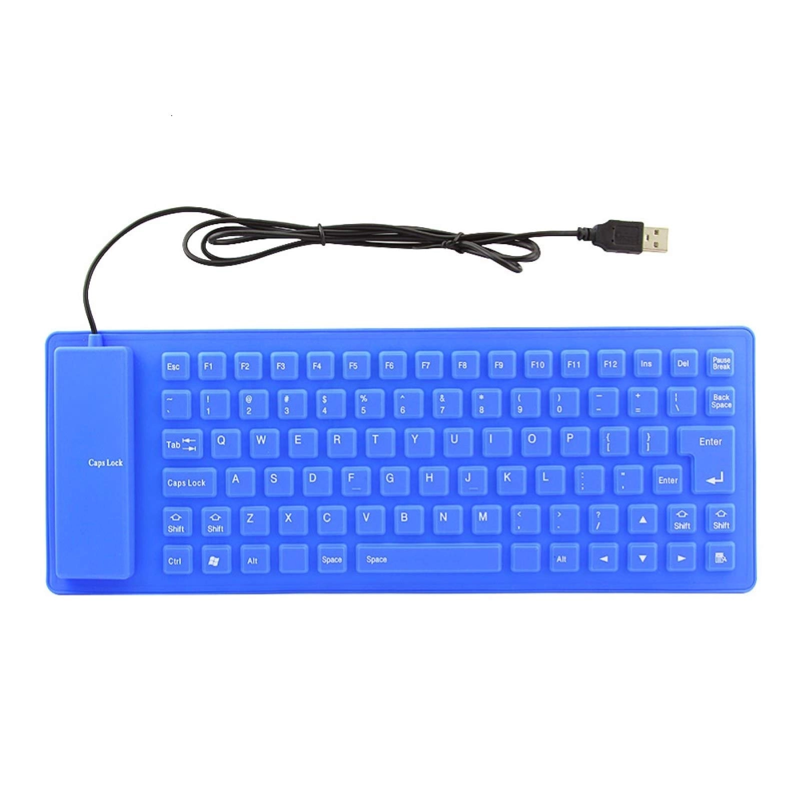 Foldable Soft Silicone Gaming Keyboard - Wired