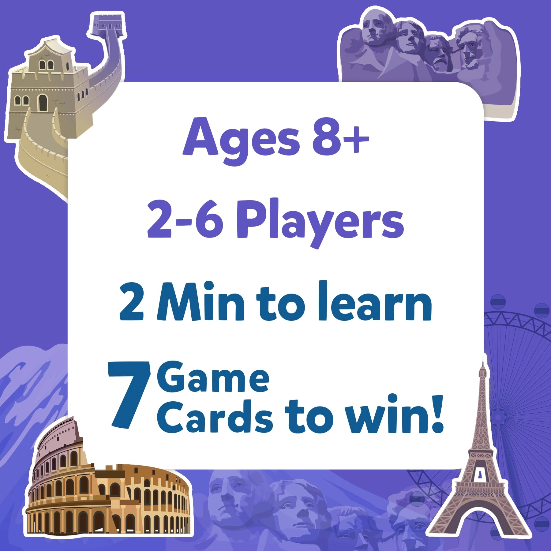 Guess in 10 Legendary Landmarks - Card Game