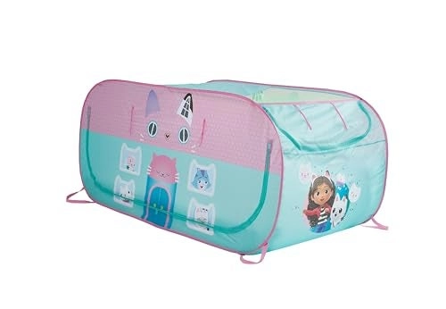 Idea Nuova Gabbys Dollhouse - 2in1 PopUp Twin Bed Tent