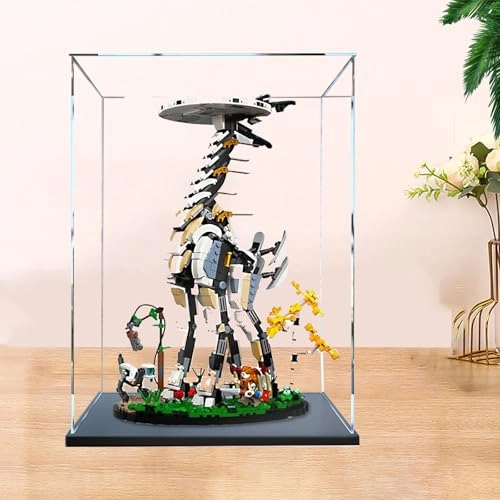 Display Case for Lego 76989 - 30 x 20 x 40 cm Black Heightened Base Background