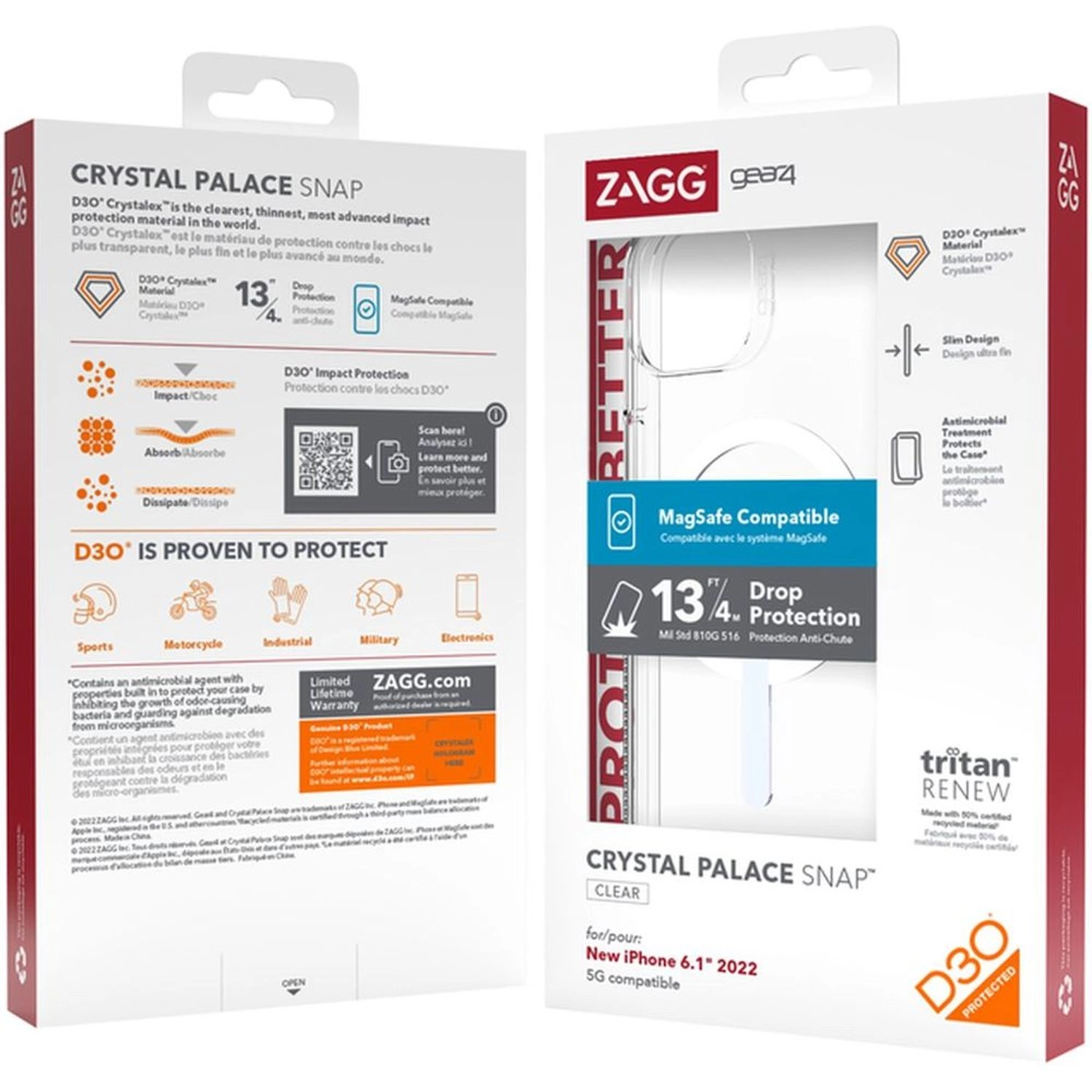 Crystal Palace Clear Case for iPhone 14/iPhone 13